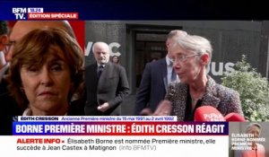 Édith Cresson: "Je pense qu'Élisabeth Borne subira moins d'attaques que moi"