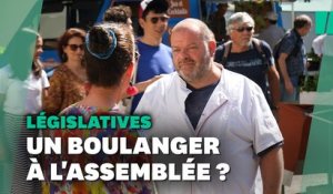 À Besançon, le boulanger Stéphane Ravacley en campagne pour les législatives