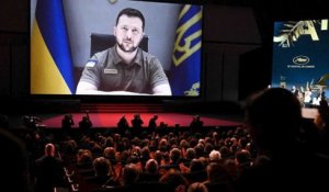 Festival de Cannes : «Le cinéma n'est pas muet», tance Zelensky lors de la cérémonie d'ouverture