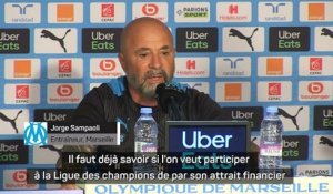 Marseille - Sampaoli fait passer un message fort pour la Ligue des champions