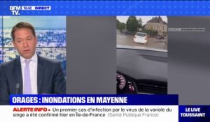 Orages: les images des inondations en Mayenne
