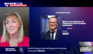 Damien Abad ministre des Solidarités: "Cela manque un peu d'élégance", regrette Agnès Evren
