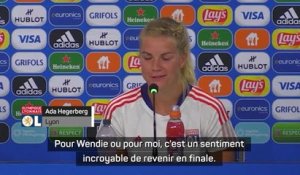 Finale - Hegerberg : "Rapporter le trophée à Lyon"