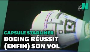 Premier arrimage à l'ISS réussi pour "Starliner", la capsule de Boeing