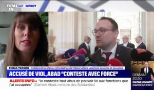 Fiona Texeire, cofondatrice de l'Observatoire violences sexistes et sexuelles: "le gouvernement doit s'assurer que les personnes qui vont côtoyer Damien Abad ne soient pas en danger"