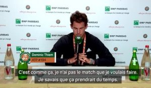 Roland-Garros - Thiem : "Ni physique, ni mental"