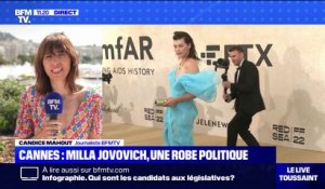 Festival de Cannes: la robe politique de Milla Jovovich à la soirée de gala de l'amfAR