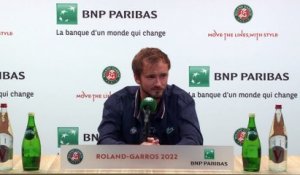 Roland-Garros 2022 - Daniil Medvedev : "Je n'aurais jamais pensé avoir de tels résultats sur terre battue"