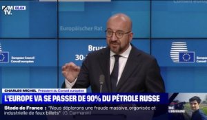 Le président du Conseil européen annonce un accord des 27 pour arrêter 90% de leurs importations de pétrole russe
