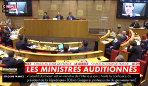 Stade de France : Regardez l'intégralité de la première intervention de Gérald Darmanin qui s'explique face au Sénat