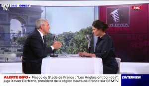 Stade de France: pour Xavier Bertrand, le chef de l'État est le "seul responsable", Gérald Darmanin "dépend des décisions" du président