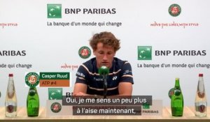 Roland-Garros - Ruud : "Les matches en cinq sets, ça m'apaise"