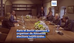 Tensions au Kosovo : Paris et Berlin appellent à de "nouvelles élections" dans quatre municipalités