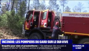Dans la région de Nïmes, les pompiers luttent contre un feu de forêt qui a déjà brûlé 100 hectares