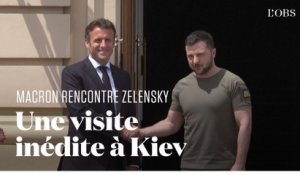 Macron, Scholz et Draghi reçus par Zelensky à Kiev