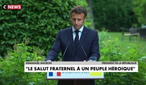 Conférence de presse à Kiev : Emmanuel Macron prend la parole