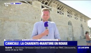 Canicule: à 11h, il fait déjà 36°C à Saintes, en Charente-Maritime