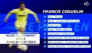 Mercato OM : fiche transfert de Francis Coquelin