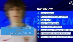 Mercato OM : fiche transfert de Bryan Gil