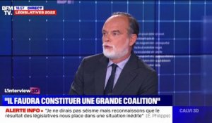 Édouard Philippe: "Nous allons devoir constituer une grande coalition"