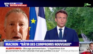 Philippe Ballard: "Emmanuel Macron c'est de la com permanente, on attend les actes"