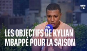 Entretien exclusif - Kylian Mbappé se confie sur BFMTV sur ses objectifs de la saison