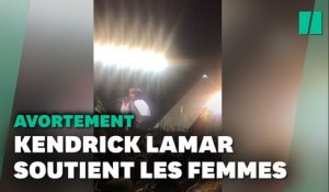Kendrick Lamar dénonce les lois contre l'avortement aux États-Unis au Glastonbury Festival