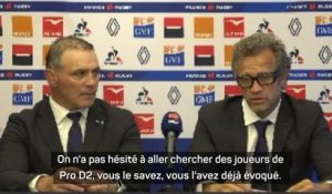 XV de France - Galthié : "Cette tournée est un incubateur pour notre élite du rugby français"