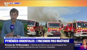 Pyrénées-Orientales: le feu n'est toujours pas maîtrisé et a déjà détruit plus de 1100 hectares de végétation