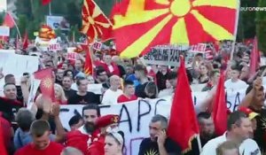 Adhésion de la Macédoine du Nord à l'UE : manifestation contre un accord avec la Bulgarie