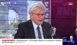 Bilan de la présidence française de l'UE: pour Thierry Breton, "l'infrastructure diplomatique de très grande qualité" de la France a "admirablement fonctionné"