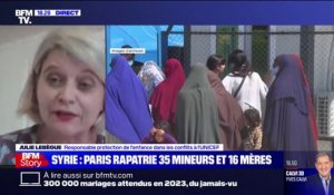 Julie Lebègue (UNICEF): "C'est une première pour la France, de rapatrier des enfants avec leurs mères dans un même voyage"