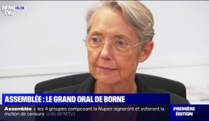 À quoi va ressembler le discours de politique générale d'Elisabeth Borne à l'Assemblée ?