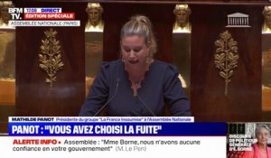 Mathilde Panot à Élisabeth Borne: "Vous souhaitez toujours gouverner contre le peuple, sauf que votre pouvoir est en voie de décomposition"