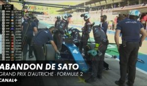 Abandon de Marino Sato  - Grand Prix d'Autriche - F2