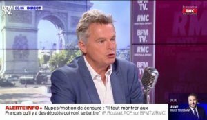 Propos de Jean-Luc Mélenchon sur la "police qui tue": Fabien Roussel dénonce des mots "inacceptables"