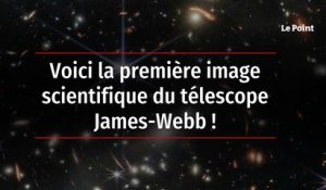 Voici la première image scientifique du télescope James-Webb !