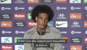 Atlético Madrid - Witsel : "Fier de pouvoir travailler avec Diego Simeone"