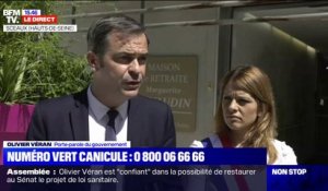 Canicule: "Il faut équiper nos villes avec des îlots de fraîcheur", souligne le porte-parole du gouvernement Olivier Véran