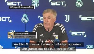 Transferts - Ancelotti : "Tchouaméni et Rüdiger, les meilleurs disponibles sur le marché à leur poste"