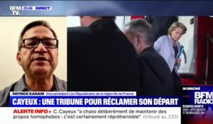 Tribune contre Caroline Cayeux: "Nous réclamons son départ", martèle Patrick Karam, Vice-président de la région Île-de-France