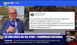 Gérard Unger, vice-président du Crif, estime qu'Emmanuel Macron est "irréprochable en matière de lutte contre l'antisémitisme""