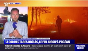 Incendies en Gironde: la situation reste très critique, 200 pompiers supplémentaires dépêchés