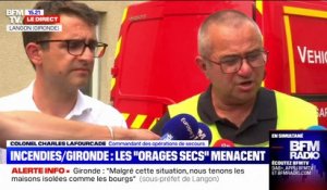 Incendies en Gironde: l'inquiétude autour des "orages secs"