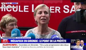 Mégafeux en Gironde: la préfète annonce 80 hectares de brûlés par un nouveau départ de feu démarré hier soir près de Vensac (Médoc)