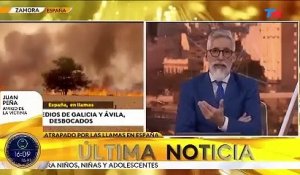 Incendies en Espagne : Découvrez les images impressionnantes d'un homme pris au piège qui arrive à s'extirper miraculeusement d'un champ en flammes