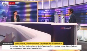 Nouvelle ristourne de TotalEnergies : "Les Français ne veulent pas l'aumône", réagit la porte-parole du groupe RN à l'Assemblée