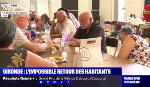 Incendies en Gironde: l'impossible retour des habitants