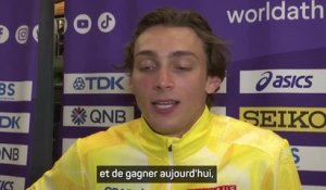 Mondiaux - Duplantis : "Que tout se passe comme ça, c'est assez fou"