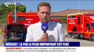 Incendie dans l'Hérault: le feu est fixé, les habitants évacués sont rentrés chez eux